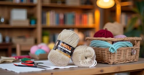 Image of M.G ENTERPRISE Parasmani Light SkinWool Yarn 100 Soft Craft Yarn for Crochet, Knitting & Hobby Craft