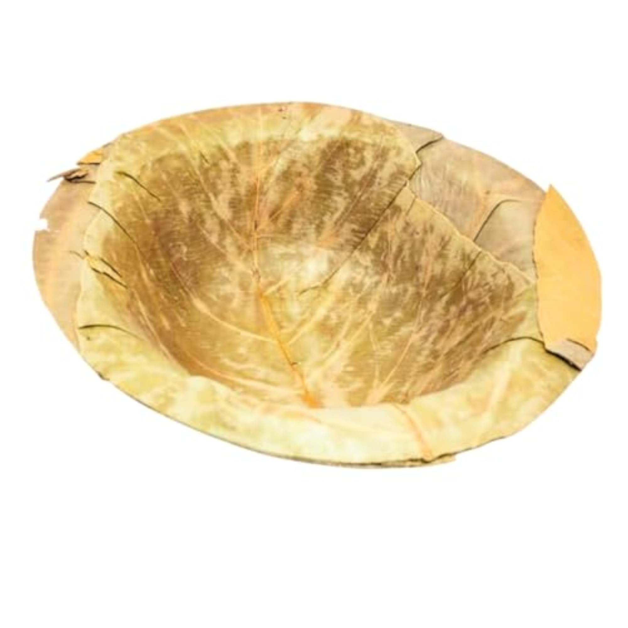Siali Leaf Disposable Bowls, 100% Biodegradable Eco-Friendly Serving Bowls