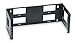 Hubbell HPWWB4U4 Cable Management Wall Bracket, Bottom Hinged, 4U, 7.0" Height x 4" Deep