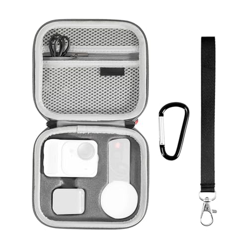 Cryfokt Estuche de Transporte para Cámara GO Ultra, Bolsa de Almacenamiento a Prueba de Golpes para Viajes y Actividades Al Aire Libre, Caja Protectora de Cuero PU para Cámara