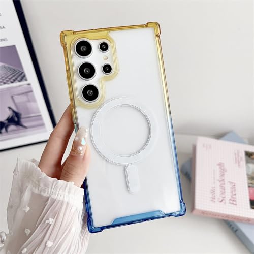 Coque Samsung S24 Ultra aimantée induction transparente housse antichoc rigide