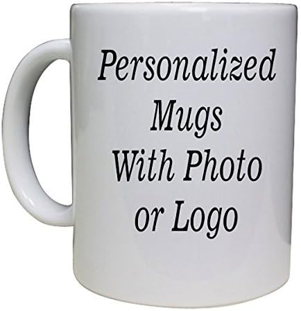 Personalized Coffee Mug 11oz - Custom Mug for Men, Women, Teens - Add Photo, Text, or Logo