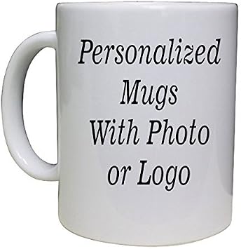 Personalized Coffee Mug 11oz - Custom Mug for Men, Women, Teens - Add Photo, Text, or Logo