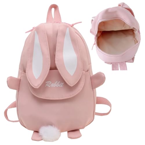 Sac à dos imperméable Kawaii Bunny à oreilles pour école et loisirs