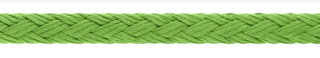 Dyneema Flechtschnur Seil Dyneemaseil Flechtleine aus Dyneema - Durchmesser 4mm - 50 Meter Fb. grün - 1.300 daN