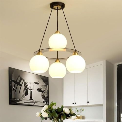 Lampes suspendues en verre créative pour l'ambiance d'un bar de luxe