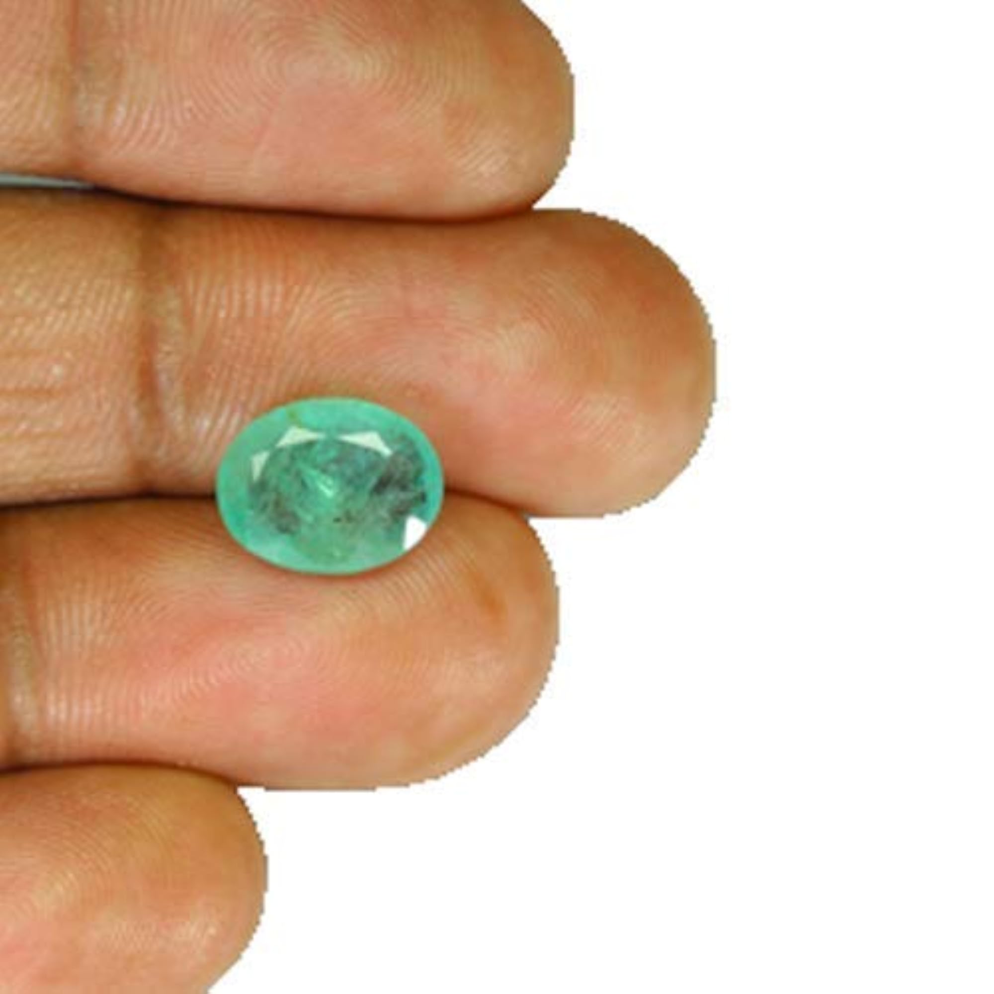 13.25 Ratti Zambian Emerald, AAA++ Quality Certified Gemstone