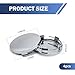 Ferianl 4 PCS Car Wheel Center Caps, 60MM/2.36In OD 56MM/2.2In ID, ABS Snap-in Vehicle Rim Hub Caps, Anti-Falling Rust-Proof Wheel Hub Decoration, Universal for SUV, Sedan, Truck(Silver)