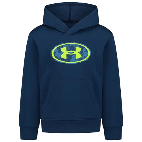 Image of Under Armour Boys' Fleece Pullover Hoodie Sweatshirt, Soft & Comfortable, Relaxed Fit