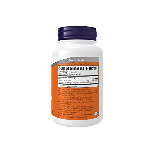 NOW-Supplements-Acetyl-L-Carnitine-750-mg-Amino-Acid-Brain-And-Nerve-Cell-Function-90-Tablets