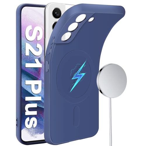 Coque Samsung S21 Plus magnétique silicone anti-choc et douce au toucher