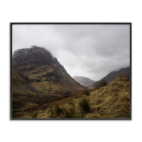 Steep Cliffs Landscape, 16 x 20 Inch Framed Giclée Print