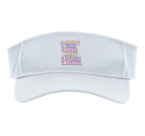 Mother Day Mom Definition Retro Groovy Happy Mothers Day Sport Sun Visor, Adult, One Size, White