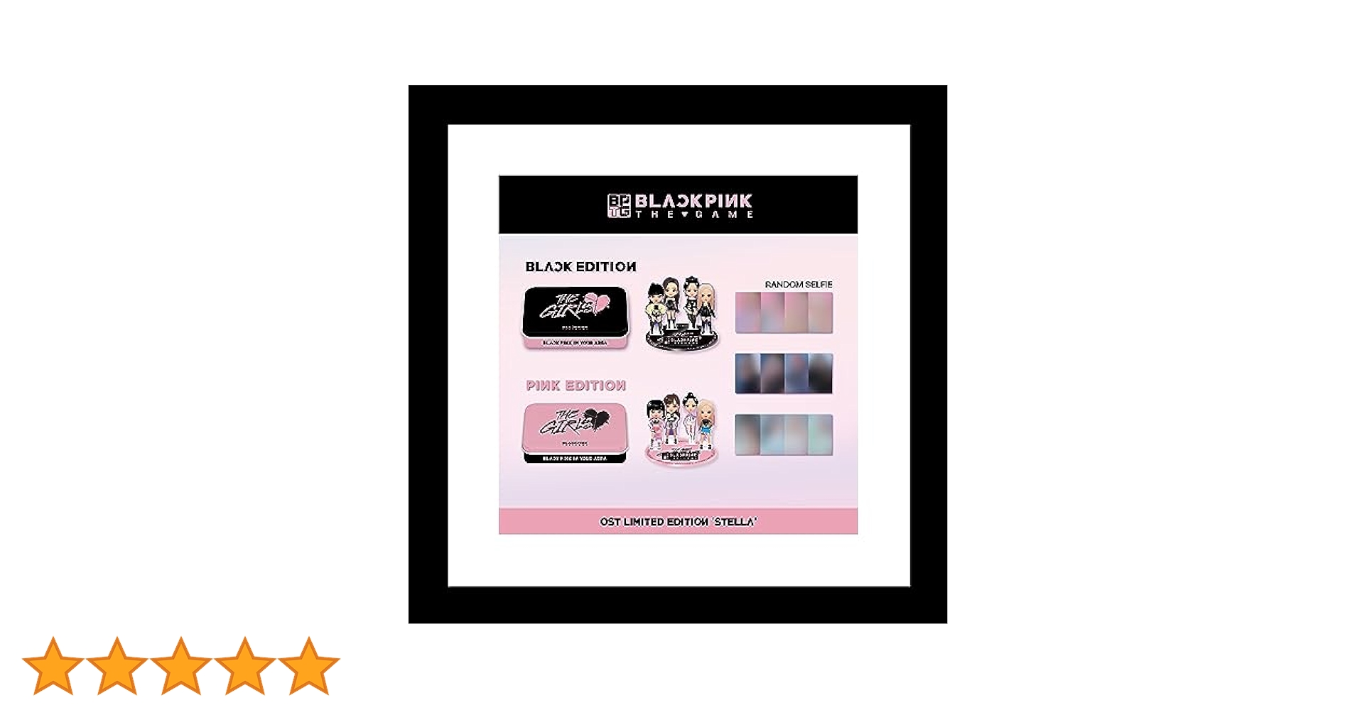 Amazon.com: BLACKPINK THE GAME OST THE GIRLS Case+QR card+