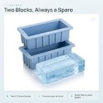 2-Pack 2.5LB Silicone Ice Block Mold for Cold Plunge, Ice Bath & More - Image 5