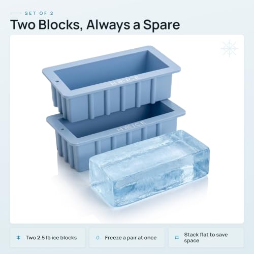 Molde para hielo de silicona 2.5LB, pack de 2 miniatura 5