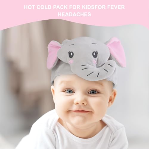 Image of Pallesen Colic Baby Relief,Gas Relief for Infants,Baby Colic Heated Tummy Wrap,Baby Swaddling Belt for Colic Calm,Natural Relief for Upset Stomach in Babies and Toddlers,Elephant
