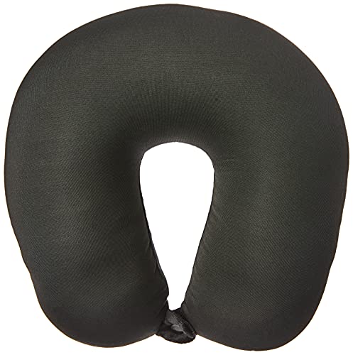 Almofada de pescoço, Poliéster, Preta