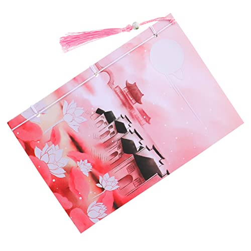 STOBOK 2 Pçs De Papel De Caderno Antigo Borlas De Arame Bonito