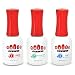 Liquid Dip powder nail kit Large bottles 3X15ml each Base, Top and Activator - Easy to Apply, Long Lasting and Shinny Nail dipping powder kit - No UV/LED Needed for Dip Powder system starter kit.