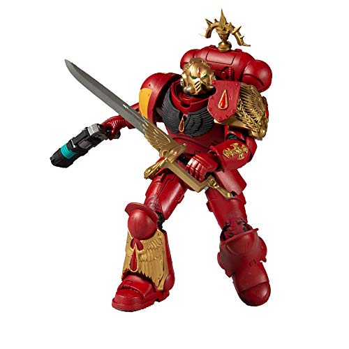 Mcfarlane Toys, Warhammer 40000 Blood Angels Primaris Lieutenant - Gold Label Series Figure With 22 Moving Parts, Collectible Warhammer Figure With Collectors Stand Base – Ages 12+ #TOP4