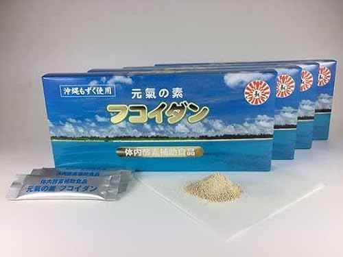 [龍気養命堂]体内酵素補助食品『元氣の素フコイダン』(1カ月分) 4箱