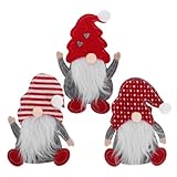 OUNONA 3 Stück Teiliges Gnom Bestecktaschen Weihnachten Kompakte Tragbare Besteckhüllen mit Festlichem Design für Tischdeko und Geschenktüten Weihnachtliche Atmosphäre für Party und