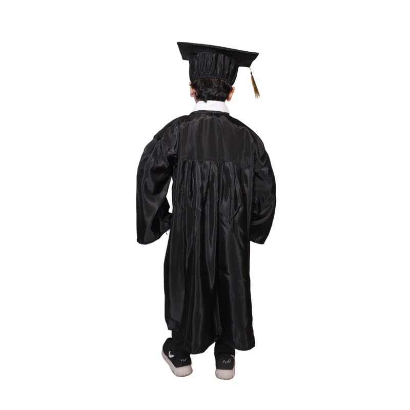 Image of Kaku Fancy Dresses Graduation Gown With Hat & Stole /Scarf | Degree Costume For Convocation Dress For Boys & Girls
