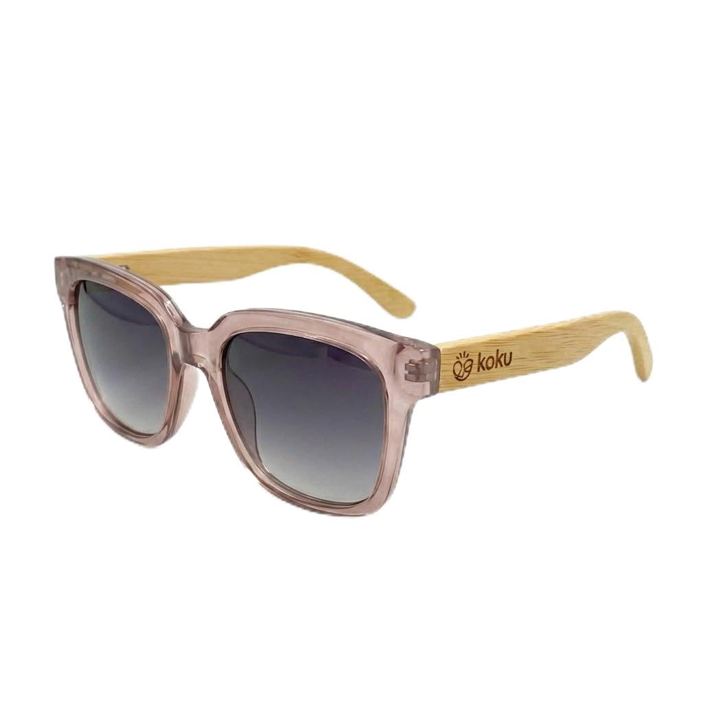 KOKU Gafas de Sol Polarizadas - Colección Retro Vibe - Diseño Vintage Clásico para Hombre y Mujer con Protección UV400 y funda de corcho