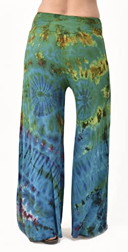 TCG Women's Tie-Dye Wide-Leg Pants - Blue-Multi3