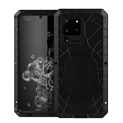 Hottest Sales Foluu Galaxy S20 Ultra Case, S20 Ultra Metal Case, Aluminum Metal Shockproof Bumper Frame Case Soft Rubber Silicone Military Heavy Duty Hard Case for Samsung Galaxy S20 Ultra (Black) Hottest Sales Foluu Galaxy S20 Ultra Case, S20 Ultra Metal Case, Aluminum Metal Shockproof Bumper Frame Case Soft Rubber Silicone Military Heavy Duty Hard Case for Samsung Galaxy S20 Ultra (Black)