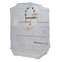 Algopix Similar Product 19 - QBLEEV Bird Cage Cover Stretchy Seed
