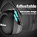 ProCase Extra Large SNR 37dB Noise Cancelling Headphones, NRR 30dB Hearing Protection Ear Muffs for Adults Noise Reduction, Wide Size Adjustment and Comfortable -Black