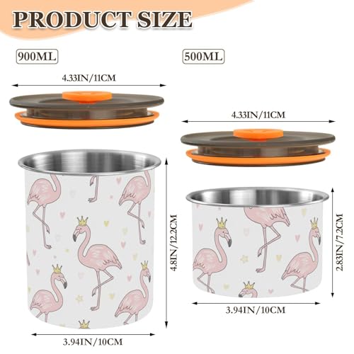Envase Hermético de Acero Inoxidable DOMIKING 900ML miniatura 2