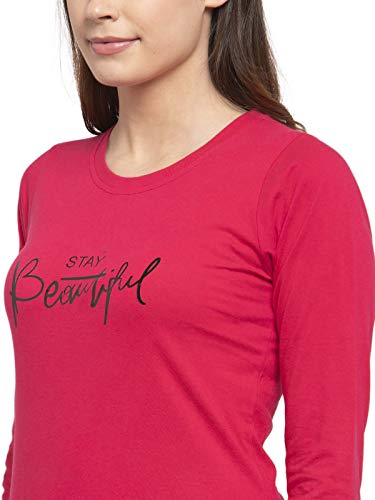 Image of Claura Women Cotton Solid Top & Pyjama Set
