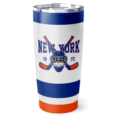 Image of ANTKING New York Tumbler 20oz Custom Name Number Travel Mug Gifts | Stainless Steel Insulated Coffee Cup for Men Women