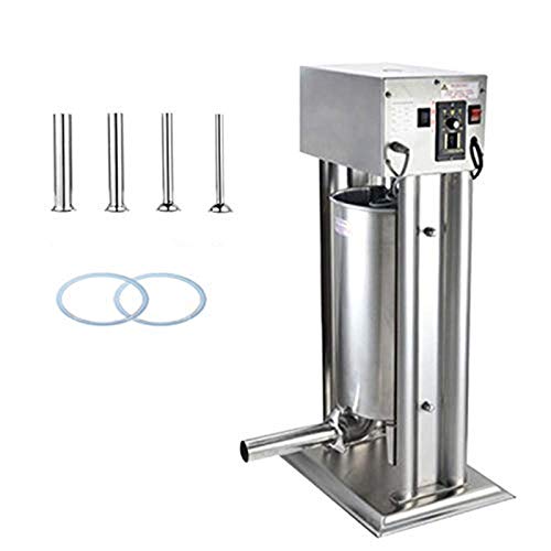 BAOSHISHAN 16L Elektrischer Wurstfüller Kommerzielle Wurstfüllmaschine Wurstfüller Edelstahl-Wursthersteller Maschine…