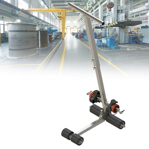 WUHUQN Aplicador manual de cinta adhesiva, línea de apretón de manos, con mango ajustable de 55-80 cm, máquina de cinta adhesiva, máquina de línea