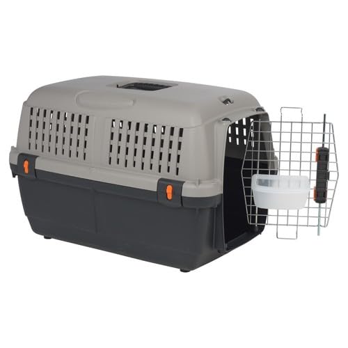 URBNLIVING Dog & Cat Pet Carrier Travel Crate - Approved Transporter Cage Kennel Box for Car Travel - (Medium)