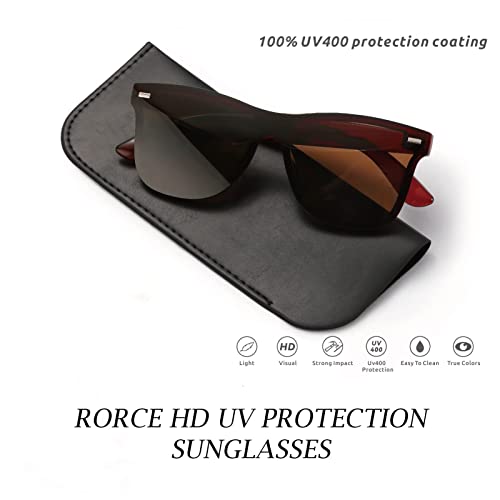 Image of Classic Square Design Full Rim UV Protection Flat Lens Sunglasses | Men & Women | Medium | Pack of 1