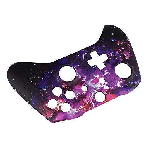 eXtremeRate Carcasa para Xbox One S X Accesorios Funda Delantera Protectora de la Placa Frontal Cubierta Antideslizante para Xbox One X S Control-Model 1708 (Lava Surrealista) - imagen 8