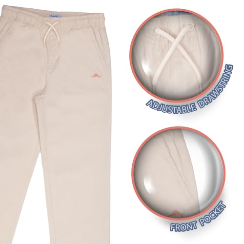Image of Tommy Bahama Boys Pullover Quarter-Zip Long-Sleeved Sweater & Pants Set, Casual 2-Piece Back to School Outfit for Kids