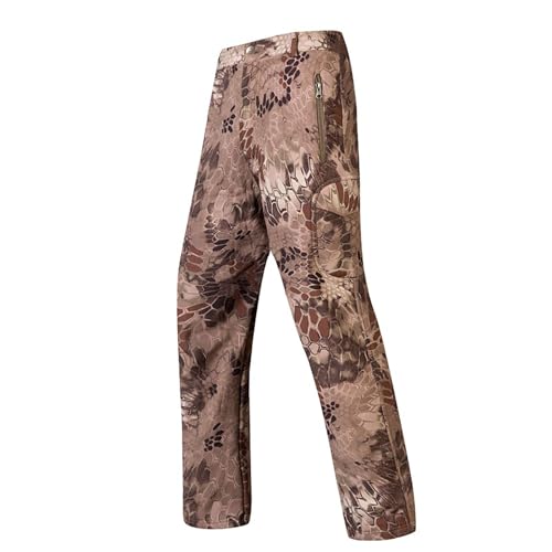Pantalon de randonnée imperméable chaud avec poches éclair