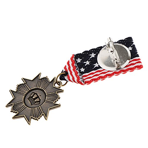 3 Pieces Retro Steampunk Badge Brooch Pin Metal Medal Costume Party Fancy Dress