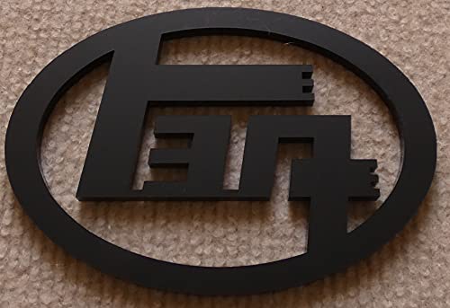 Amazon | カタカナエンブレム black 車 nuki カー用品 強力両面テープ