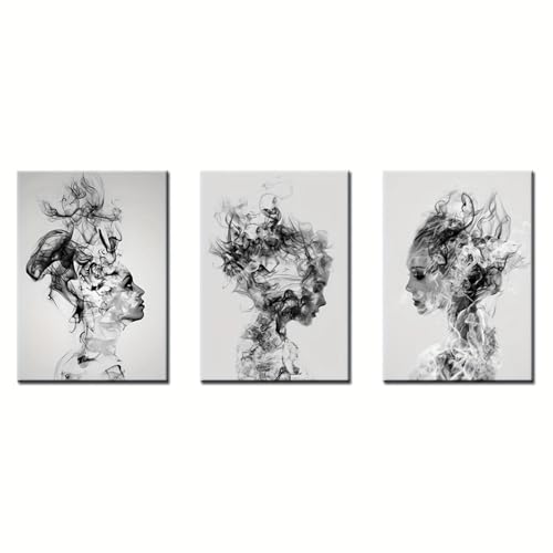 Affiches et impressions abstraites nuage pour mur de maison vide