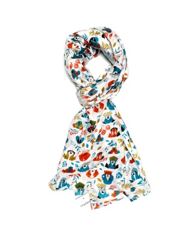 Image of bratkrok WOMEN'S STYLISH FLORAL PRINTED RAYON SCARF /SCARVES /STOLE FOR SUMMERS