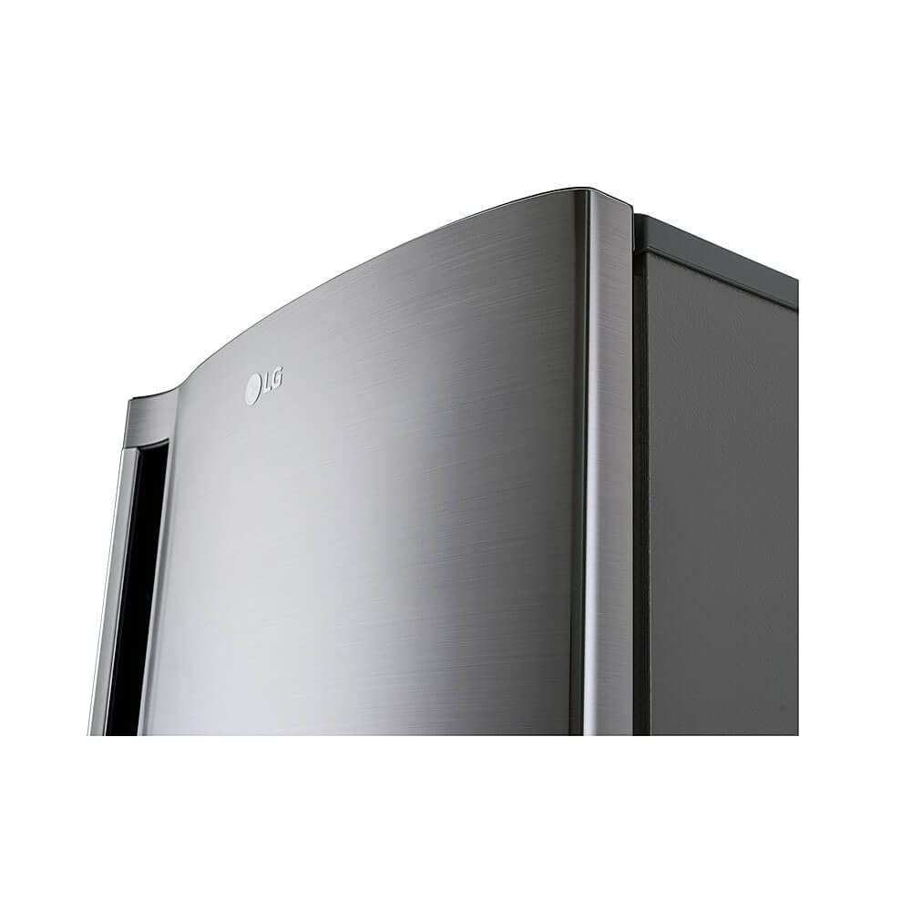 LG 20 In. W. 6 Cu. Ft. Single Door Upright Freezer With Direct Cooling In Platinum Silver Lrofc0605v on Fridge.com - View 4