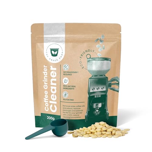 The Green Pods Coffee Grinder Cleaner, 5 Powerful Doses, Removes Stale Oils and Odors, 100% Natural...