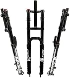 federgabeln test 2017 26/27,5/29 Zoll Mountainbike-Federgabel, gerades Rohr, manuelle Verriegelung.
